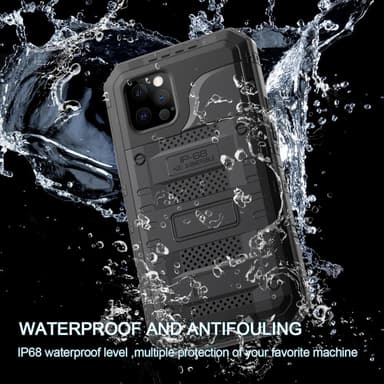 iPhone 12 PRO Suojakuori Kuoret (Musta)