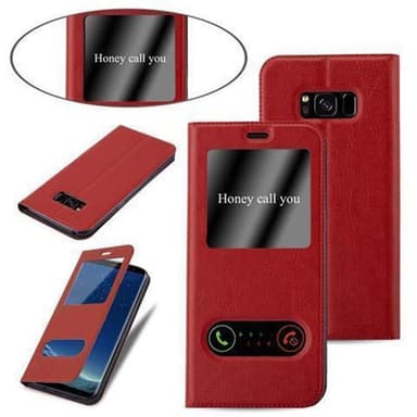 Lompakkokotelo Samsung Galaxy S8 Case (Punainen)