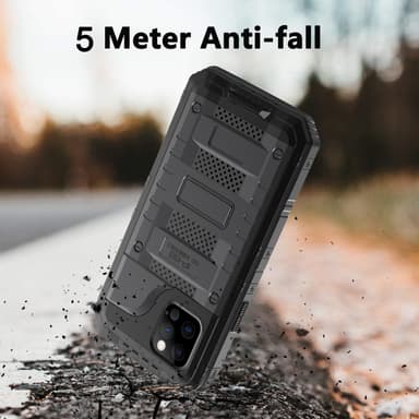 iPhone 12 PRO Suojakuori Kuoret (Musta)