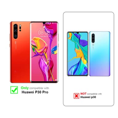 Huawei P30 PRO Suojakuori Lompakkokotelo (Ruskea)