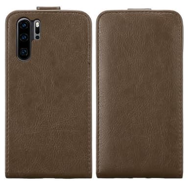 Huawei P30 PRO Suojakuori Lompakkokotelo (Ruskea)