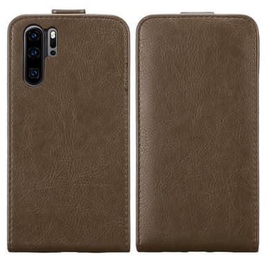 Huawei P30 PRO Suojakuori Lompakkokotelo (Ruskea)