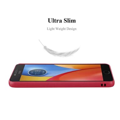 Motorola MOTO E4 Suojakuori Kotelo Case (Punainen)