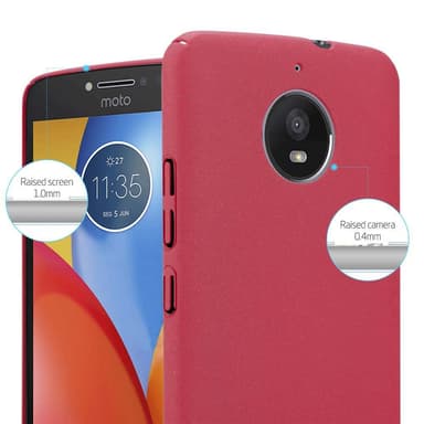 Motorola MOTO E4 Suojakuori Kotelo Case (Punainen)