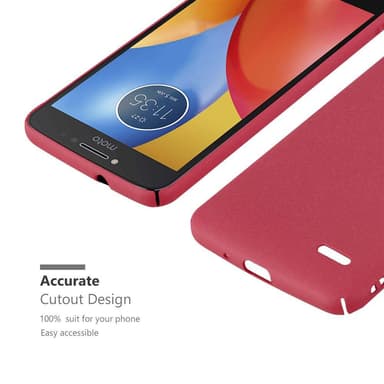 Motorola MOTO E4 Suojakuori Kotelo Case (Punainen)
