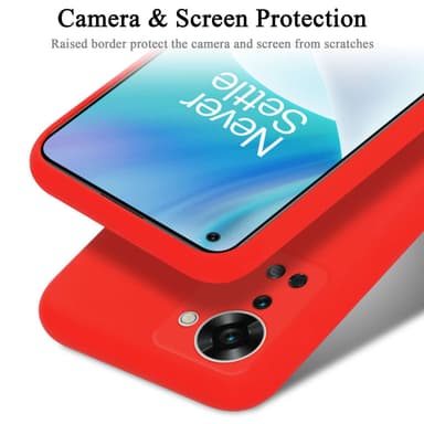 OnePlus Nord 2T Suojakuori Kotelo Case (Punainen)