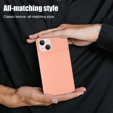 iPhone 13 Case Suojakuori Cover (Vaaleanpunainen)
