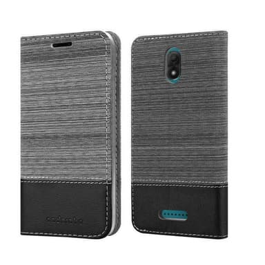 WIKO JERRY 3 Suojakuori Lompakkokotelo (harmaa)