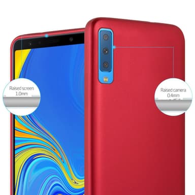 Samsung Galaxy A7 2018 Suojakuori Kotelo (Punainen)