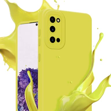 Samsung Galaxy S20 Suojakuori Kotelo (Keltainen)