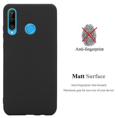Suojakuori Huawei P30 LITE Kotelo (Musta)