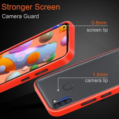 Samsung Galaxy A11 / M11 Suojakuori Kotelo (Läpinäkyvä)