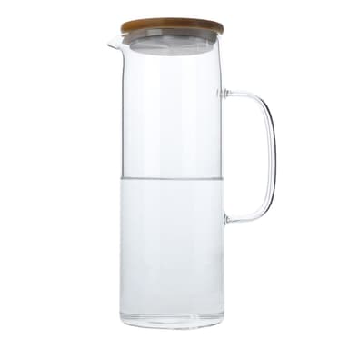 Karahvi Teekannu Kahvipannu 1,6L borosilikaattilasia