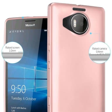 Nokia Lumia 950 XL Suojakuori Kotelo (Vaaleanpunainen)