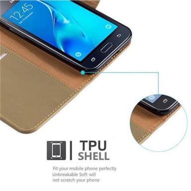 Samsung Galaxy J1 2016 Suojakuori Lompakkokotelo
