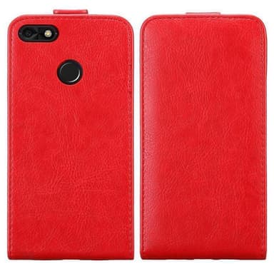 Huawei Y6 PRO 2017 Suojakuori Lompakkokotelo (Punainen)