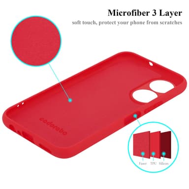 Honor X7 Suojakuori Kotelo Case (Punainen)