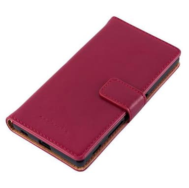 Sony Xperia Z5 Suojakuori Lompakkokotelo (Punainen)