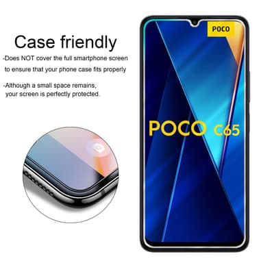 Xiaomi Poco C65 Näytönsuoja Karkaistu lasi Suojakalvo