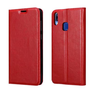 Vivo V11i Suojakuori Lompakkokotelo (Punainen)