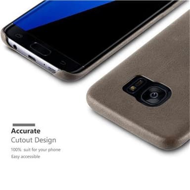 Samsung Galaxy S7 EDGE Suojakuori Kotelo (Ruskea)