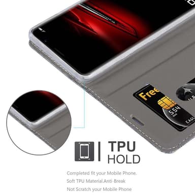 Huawei MATE RS Suojakuori Lompakkokotelo (harmaa)