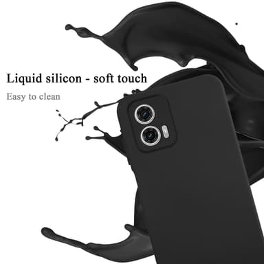 Motorola Moto G73 Suojakuori Kotelo Case (Musta)