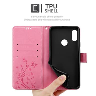 Huawei Y6 2019 Suojakuori Lompakkokotelo