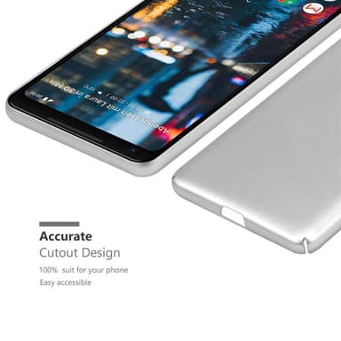 Google PIXEL 2 XL Suojakuori Kotelo Cover (Hopea)