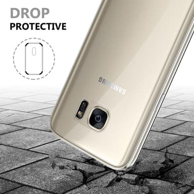Samsung Galaxy S7 Suojakuori Cover (Läpinäkyvä)