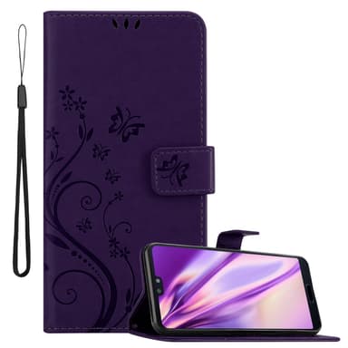 Huawei P20 Suojakuori Lompakkokotelo (Violetti)