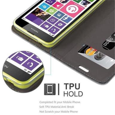 Nokia Lumia 630 / 635 Suojakuori Lompakkokotelo