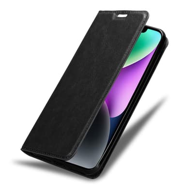 iPhone 14 Suojakuori Lompakkokotelo (Musta)
