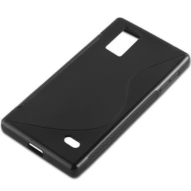 LG OPTIMUS GJ Suojakuori Cover (Musta)