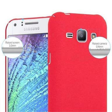 Samsung Galaxy J1 2015 Suojakuori Kotelo (Punainen)