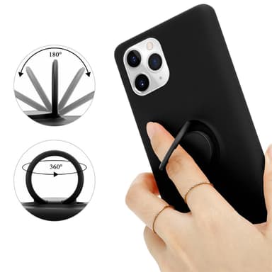 iPhone 11 PRO Suojakuori Case Kotelo (Musta)