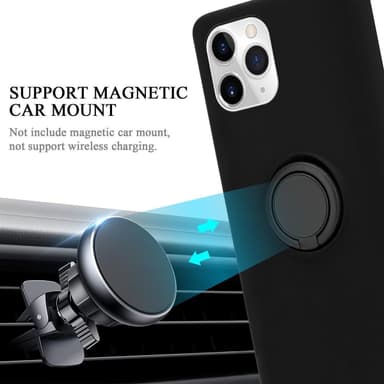 iPhone 11 PRO Suojakuori Case Kotelo (Musta)