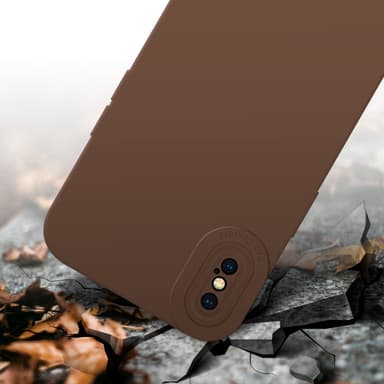 iPhone XS MAX Suojakuori Kotelo (Ruskea)