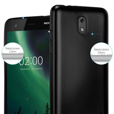Nokia 2 2017 Suojakuori Kotelo (Musta)
