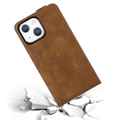 iPhone 13 Suojakuori Case Cover (Ruskea)