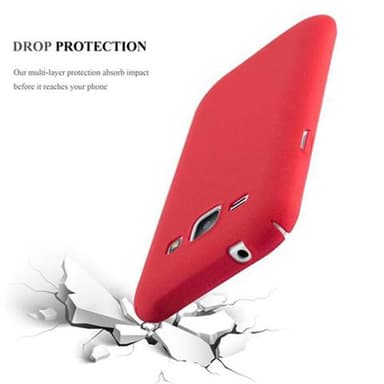 Samsung Galaxy J1 2015 Suojakuori Kotelo (Punainen)