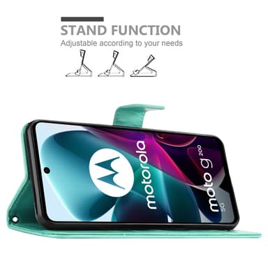 Motorola MOTO G200 5G Suojakuori Lompakkokotelo