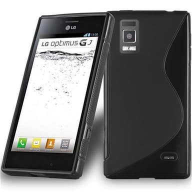 LG OPTIMUS GJ Suojakuori Cover (Musta)