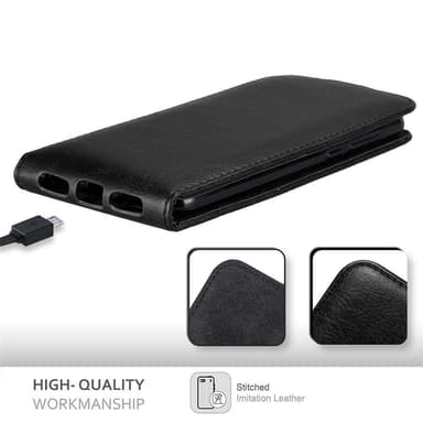Honor 6A Suojakuori Lompakkokotelo (Musta)