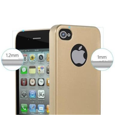 iPhone 4 / 4S Suojakuori Kotelo (kulta)