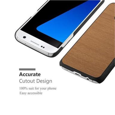 Samsung Galaxy S7 Suojakuori Kotelo (Ruskea)