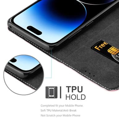 iPhone 14 PRO MAX Suojakuori (Vaaleanpunainen)