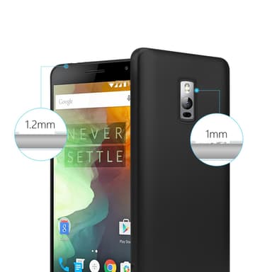 OnePlus ONE Suojakuori Kotelo (Musta)