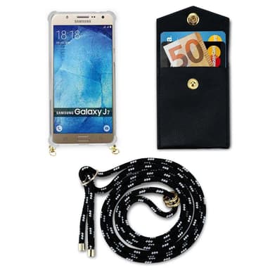 Samsung Galaxy J7 2015 Suojakuori Kotelo (Musta)