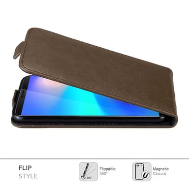 Cubot J3 PRO Suojakuori Lompakkokotelo (Ruskea)